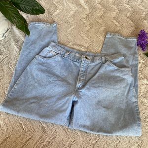 Vintage Wrangler Light Washed Mom Jeans Size 16/32